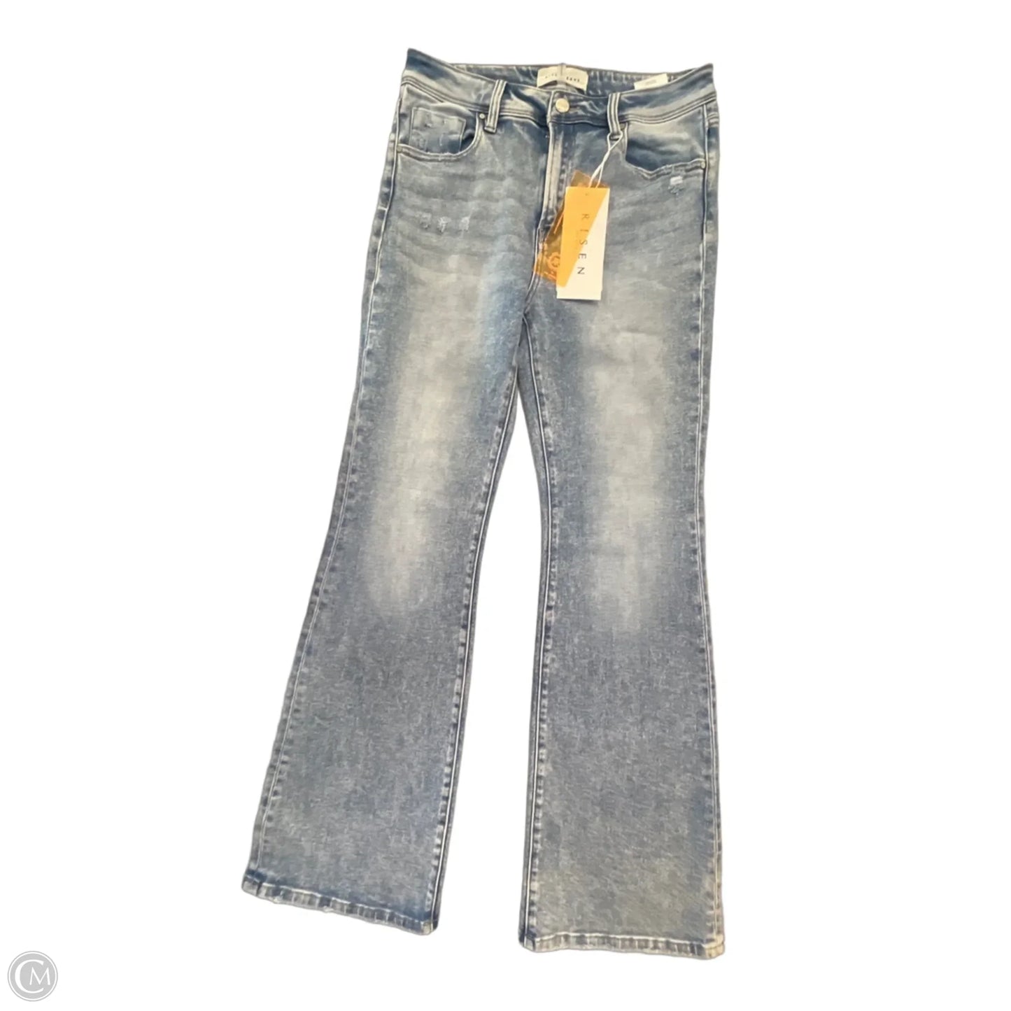 Jeans Flared By Risen In Blue Denim, Size: 10