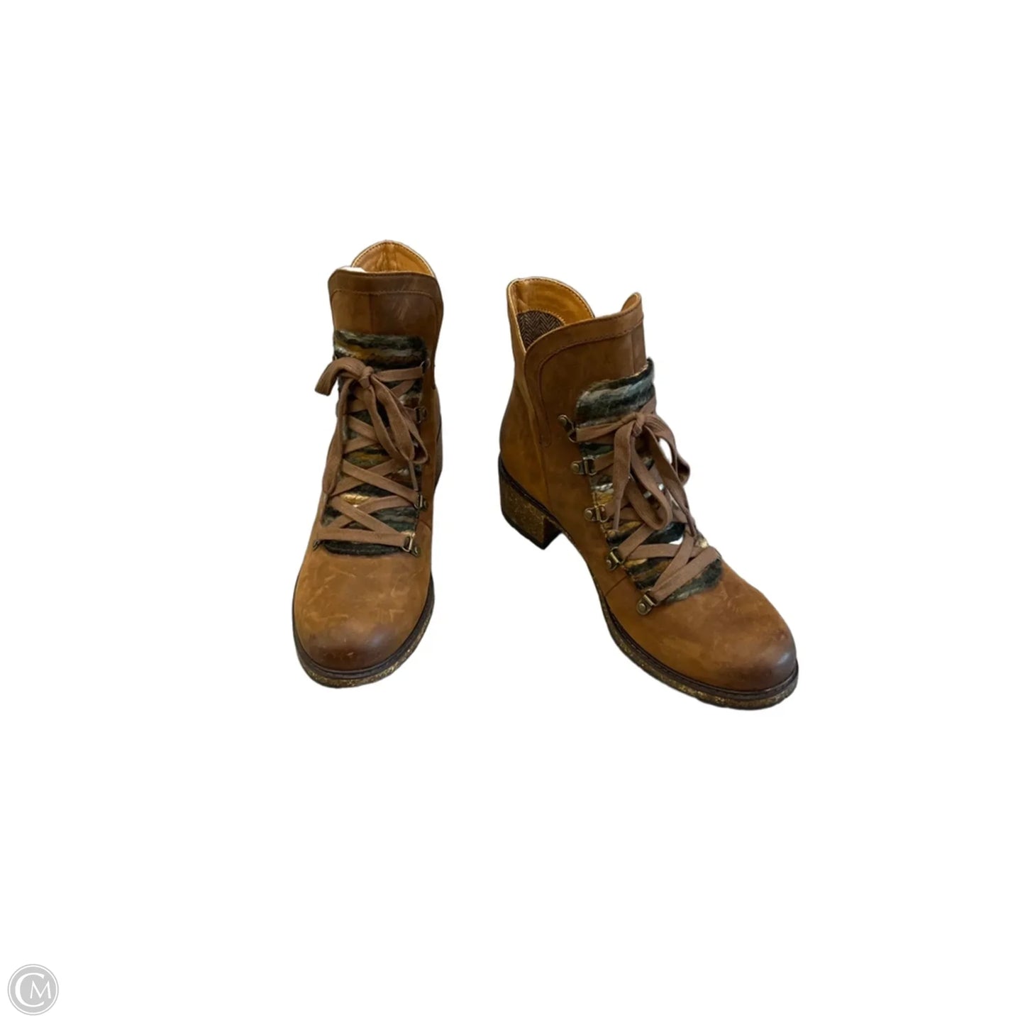 Boots Ankle Heels By Aetrex In Brown, Size: 9