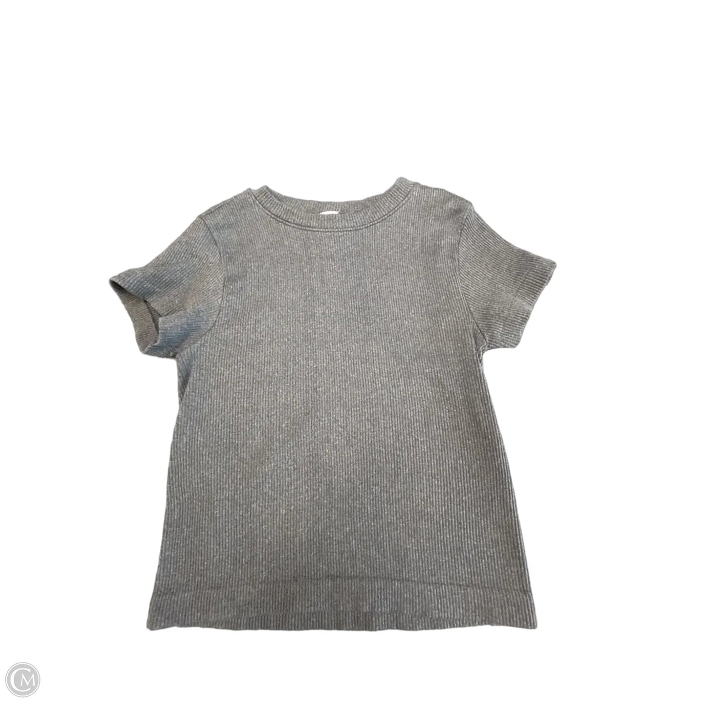 Top Short Sleeve By Old Navy In Grey, Size: L