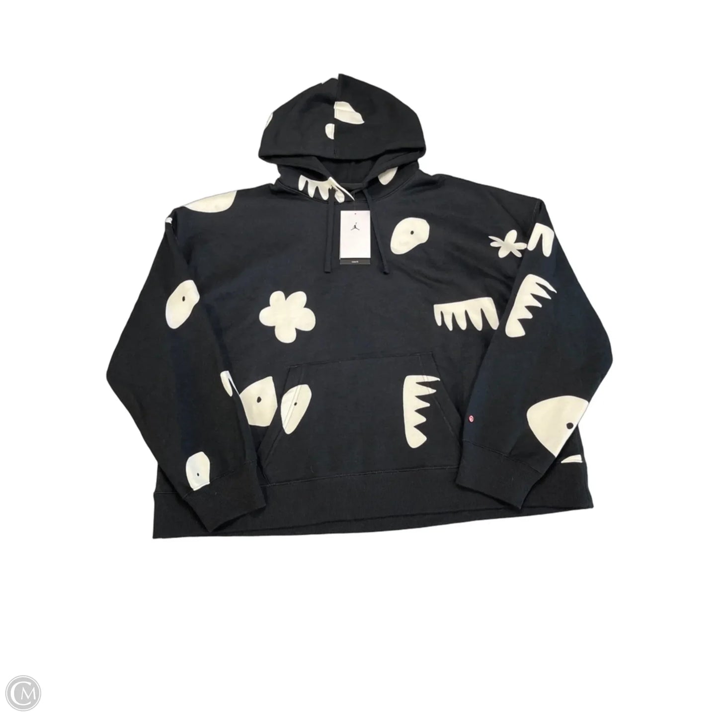 Sweatshirt Luxury Designer By Jordan In Black, Size: Xl