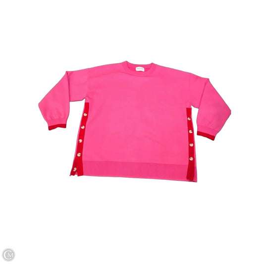 Top Long Sleeve By First Love In Pink, Size: 1x