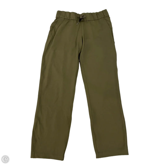 Athletic Pants By Lululemon In Green, Size: S