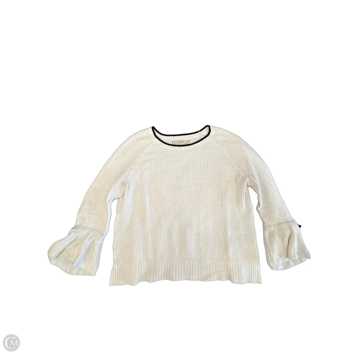 Sweater By Loft In White, Size: M