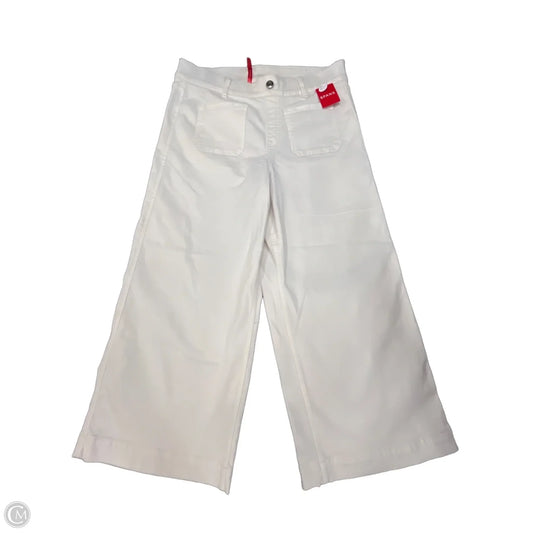 Pants Cropped By Spanx In White Denim, Size: Xl