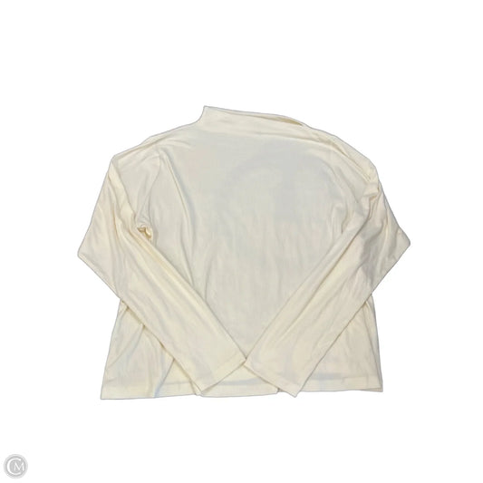Top Long Sleeve By Clothes Mentor In Ivory, Size: 4x