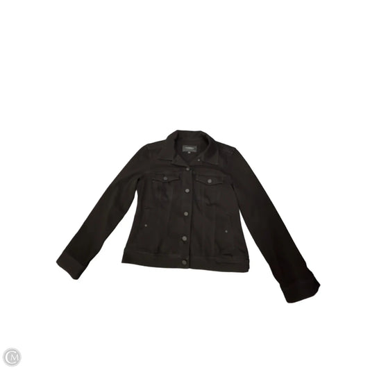 Jacket Denim By Liverpool In Black Denim, Size: S