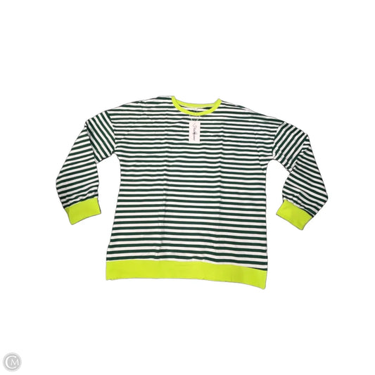 Top Long Sleeve By Clothes Mentor In Striped Pattern, Size: Xl