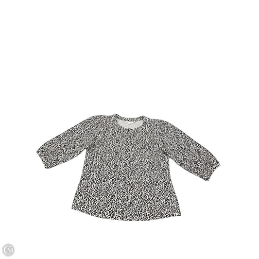 Top Short Sleeve By Chicos In Animal Print, Size: M