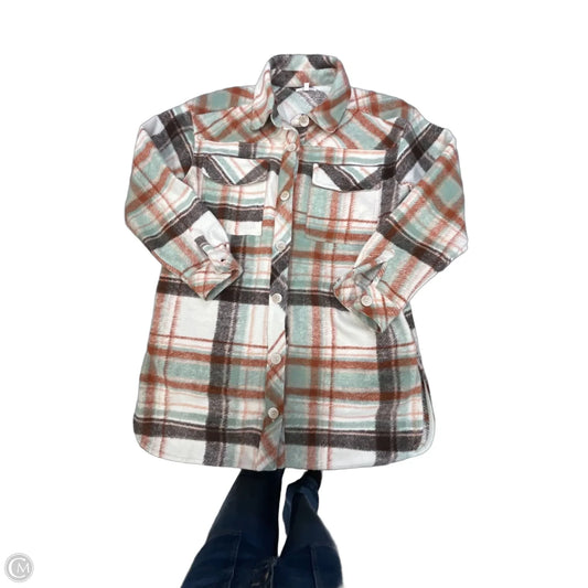 Jacket Shirt By Maurices In Plaid Pattern, Size: S