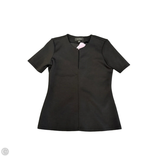 Top Short Sleeve By Banana Republic In Black, Size: Xs