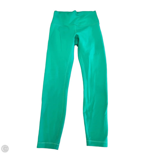 Athletic Leggings By Lululemon In Green, Size: S