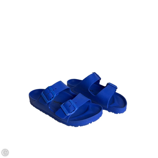 Sandals Flats By Birkenstock In Blue, Size: 6.5