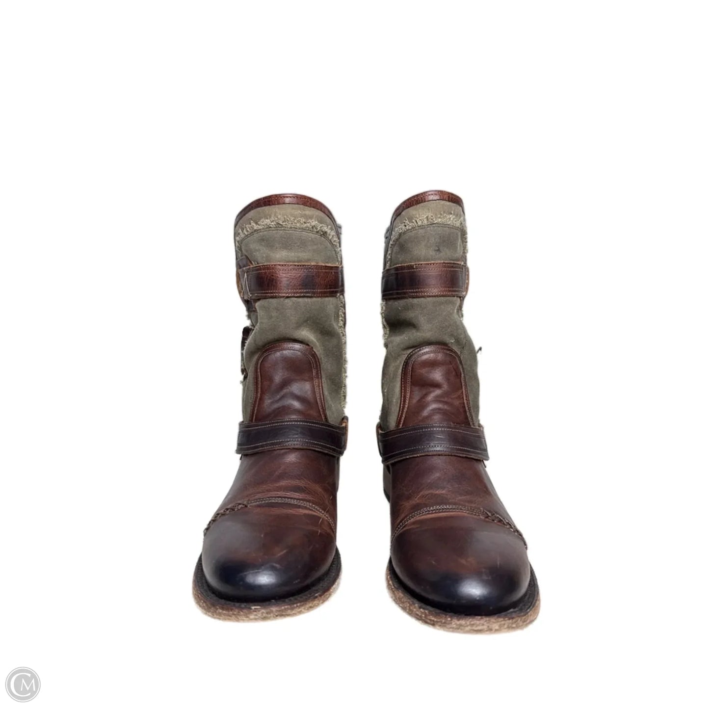 Boots Mid-calf Flats By LANE In Brown, Size: 9