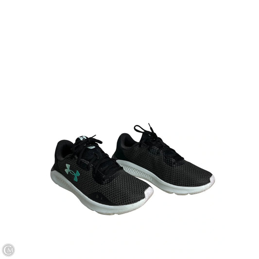 Shoes Athletic By Under Armour In Black & Blue, Size: 10