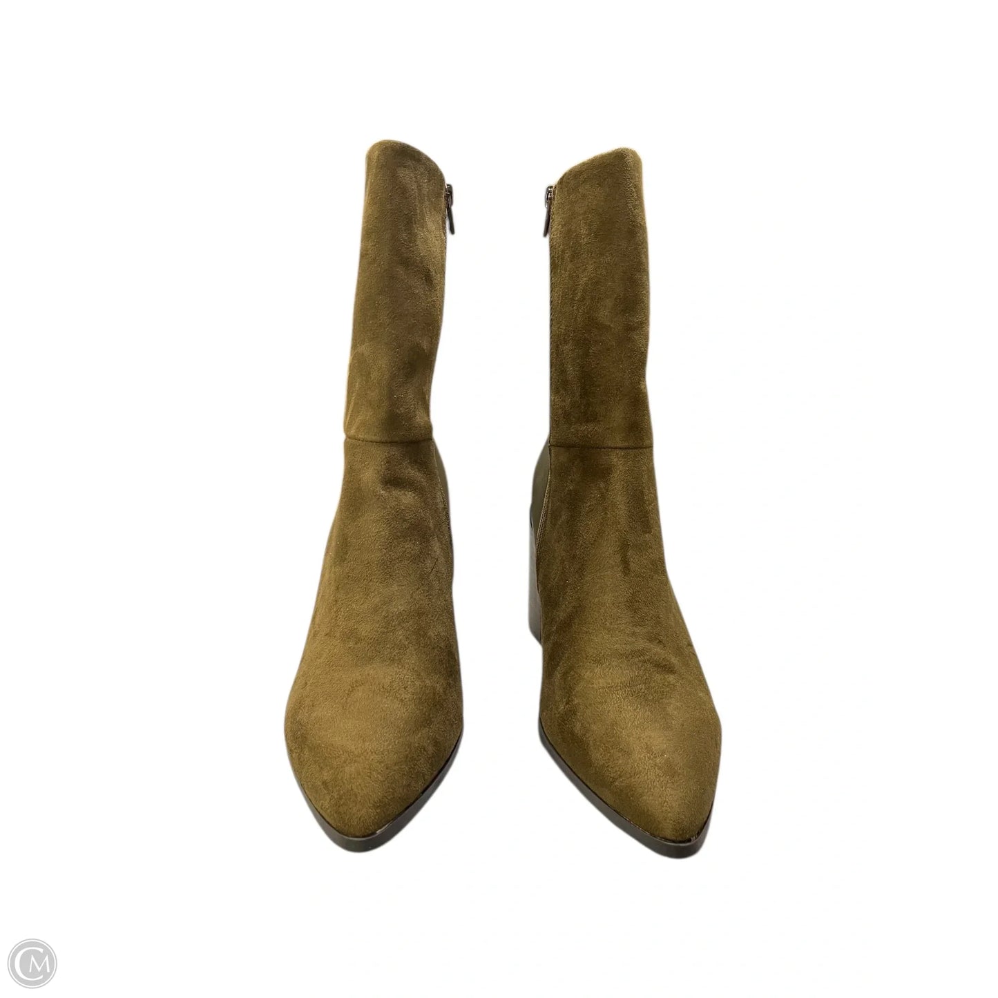 Boots Mid-calf Heels By Journee In Green, Size: 11