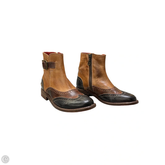 Boots Ankle Flats By Bed Stu In Brown, Size: 6.5