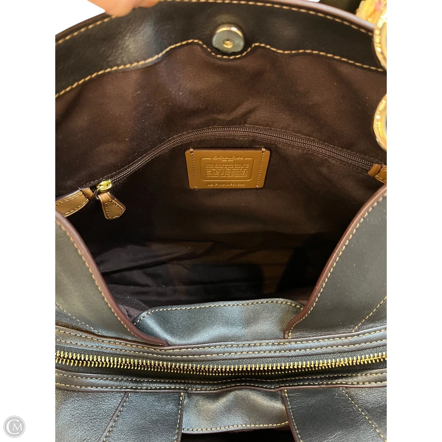 Handbag Designer By Coach, Size: Medium