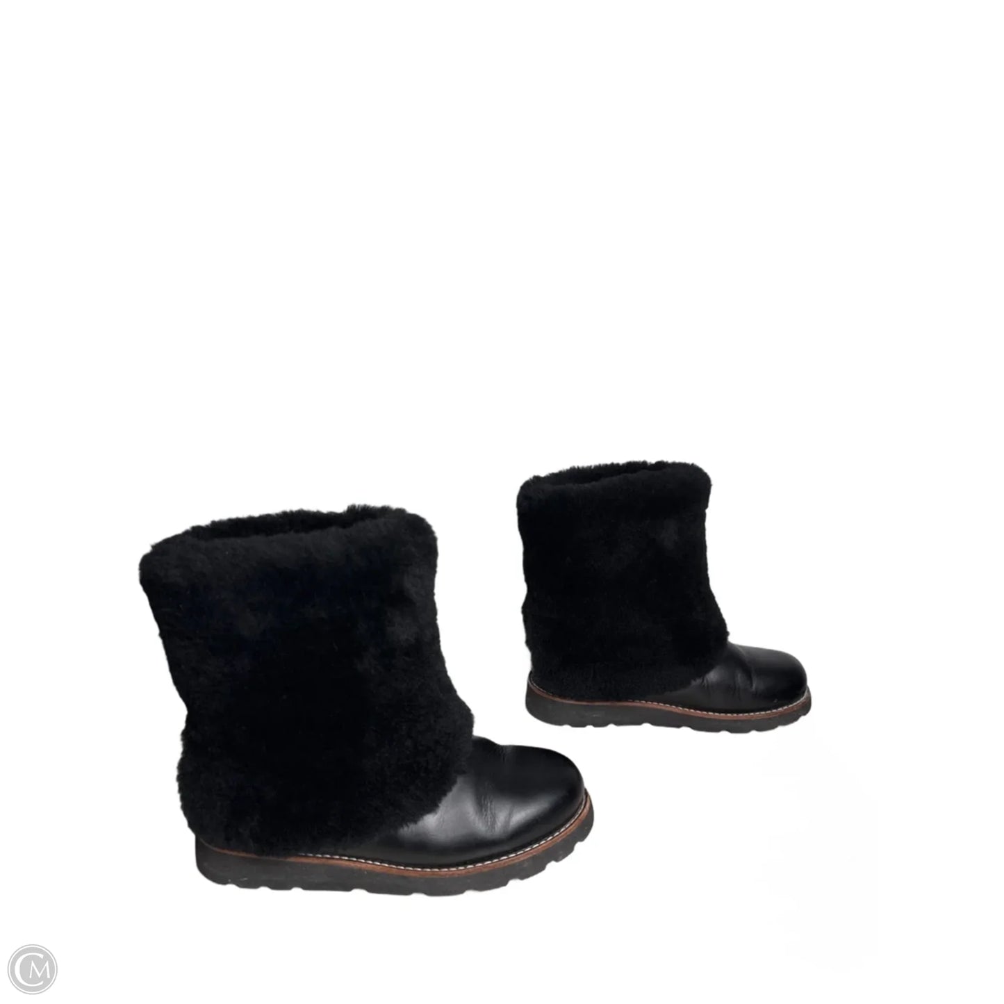 Boots Designer By Ugg In Black, Size: 8