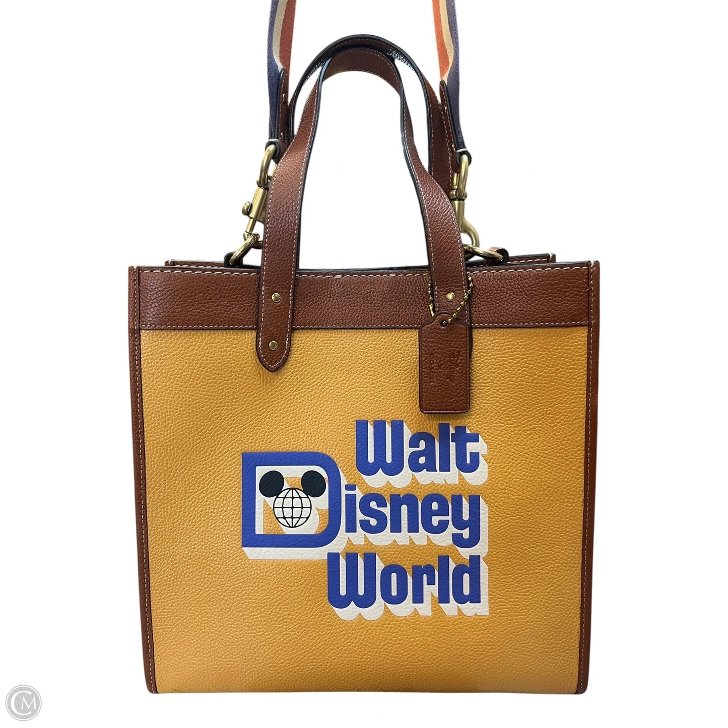 Tote Designer By Coach, Size: Medium