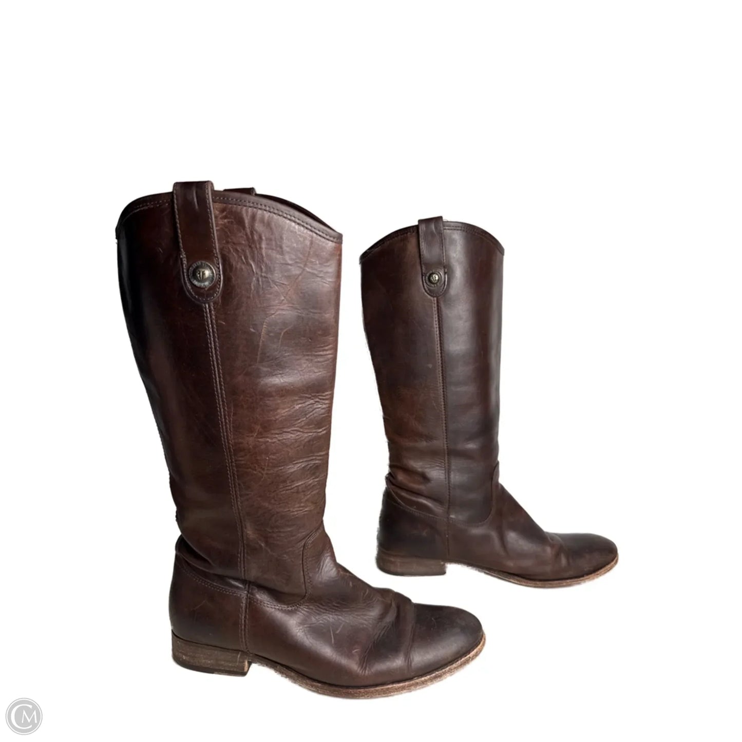 Boots Designer By Frye In Brown, Size: 10