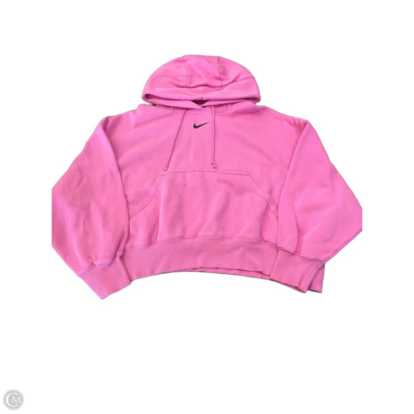 Sweatshirt Hoodie By Nike In Pink, Size: M