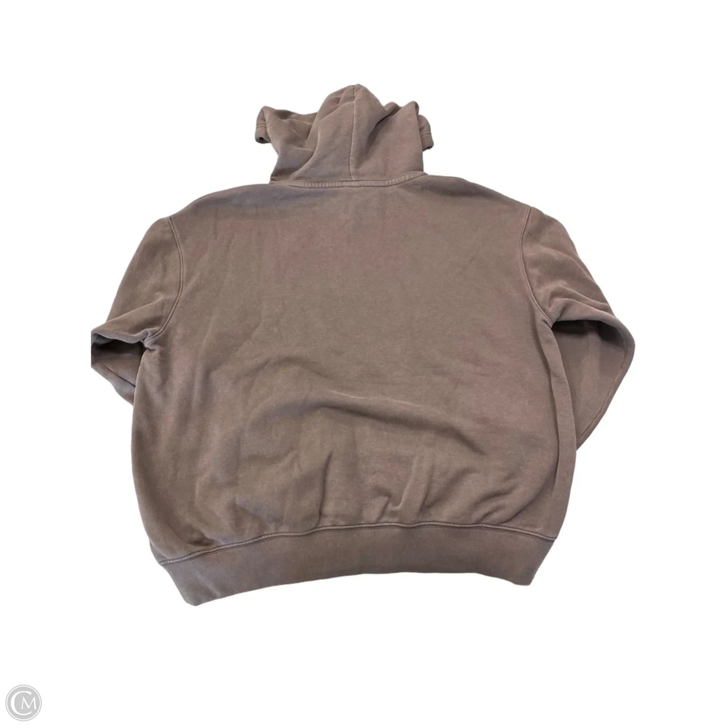 Sweatshirt Hoodie By Nike In Brown, Size: M