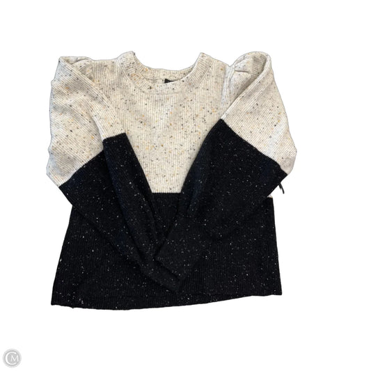 Sweater By 1.state In Black & White, Size: Xl