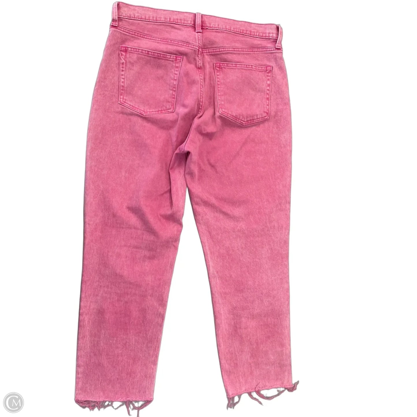Jeans Straight By Gap In Pink, Size: 14