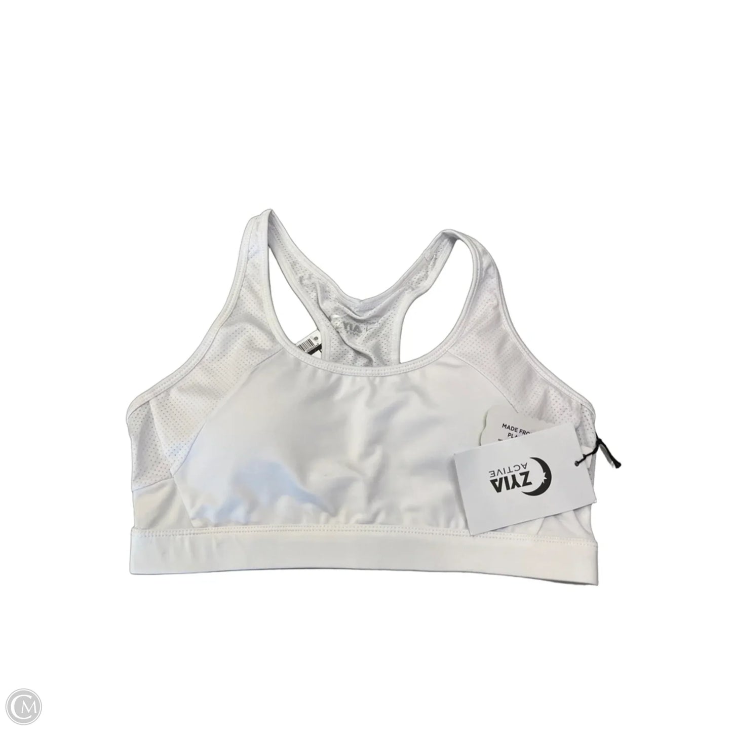 Athletic Bra By Zyia In White, Size: M