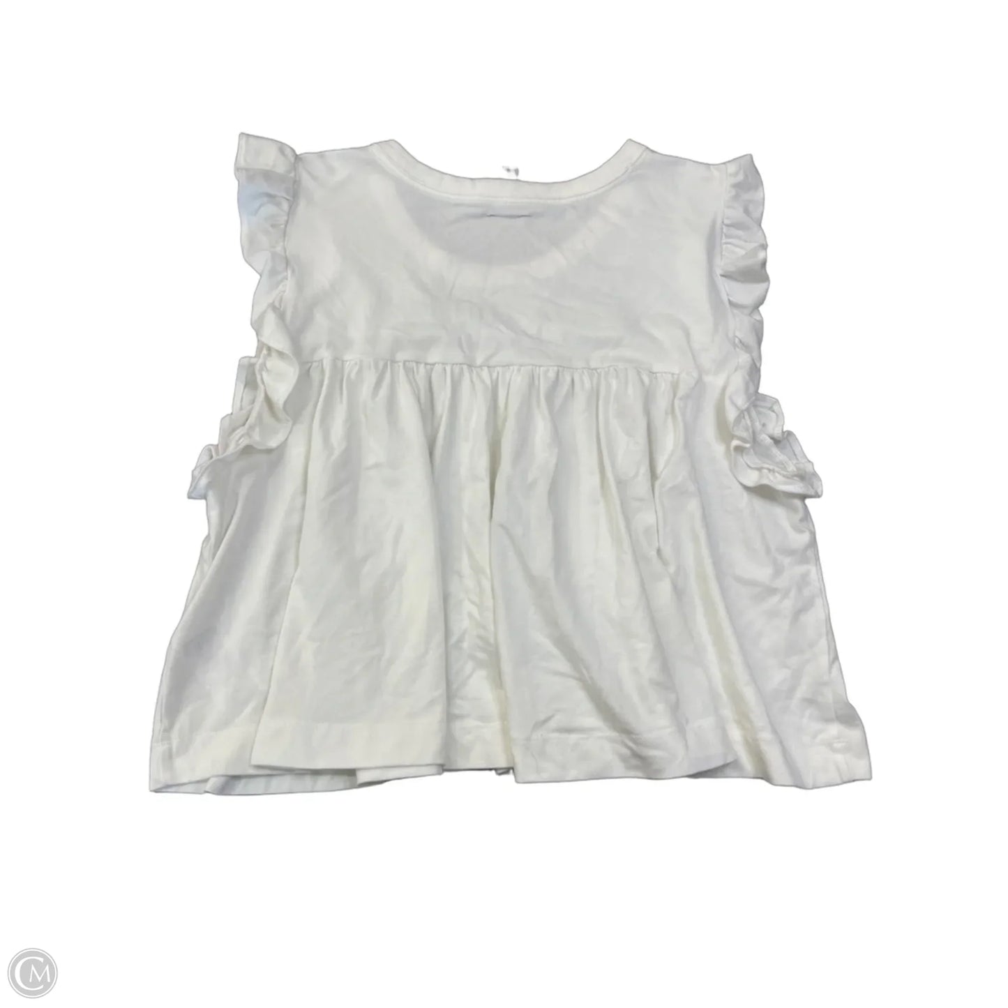 Top Short Sleeve By Maeve In White, Size: Xl
