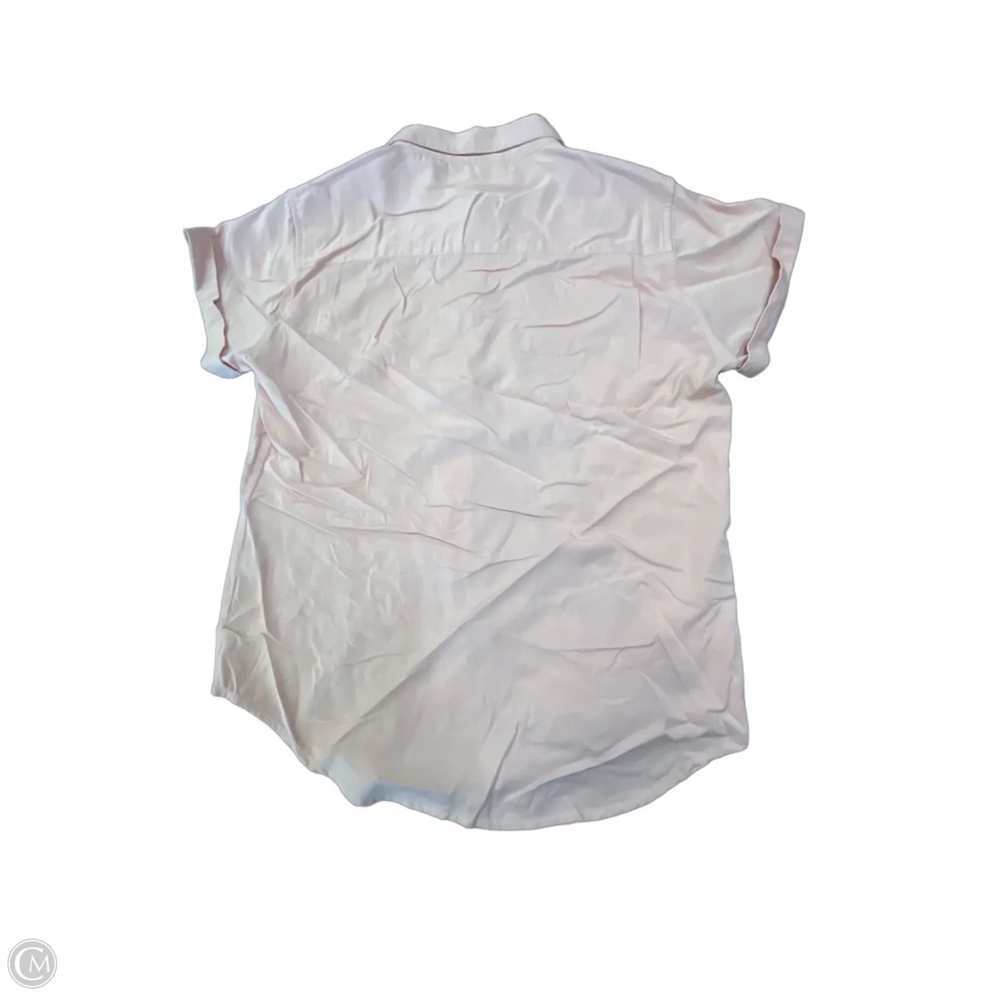 Top Short Sleeve By Cmc In Peach, Size: S