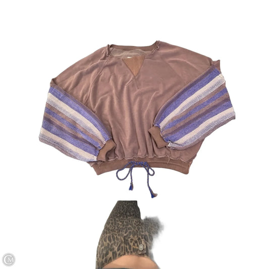 Sweatshirt Crewneck By We The Free In Mauve, Size: L