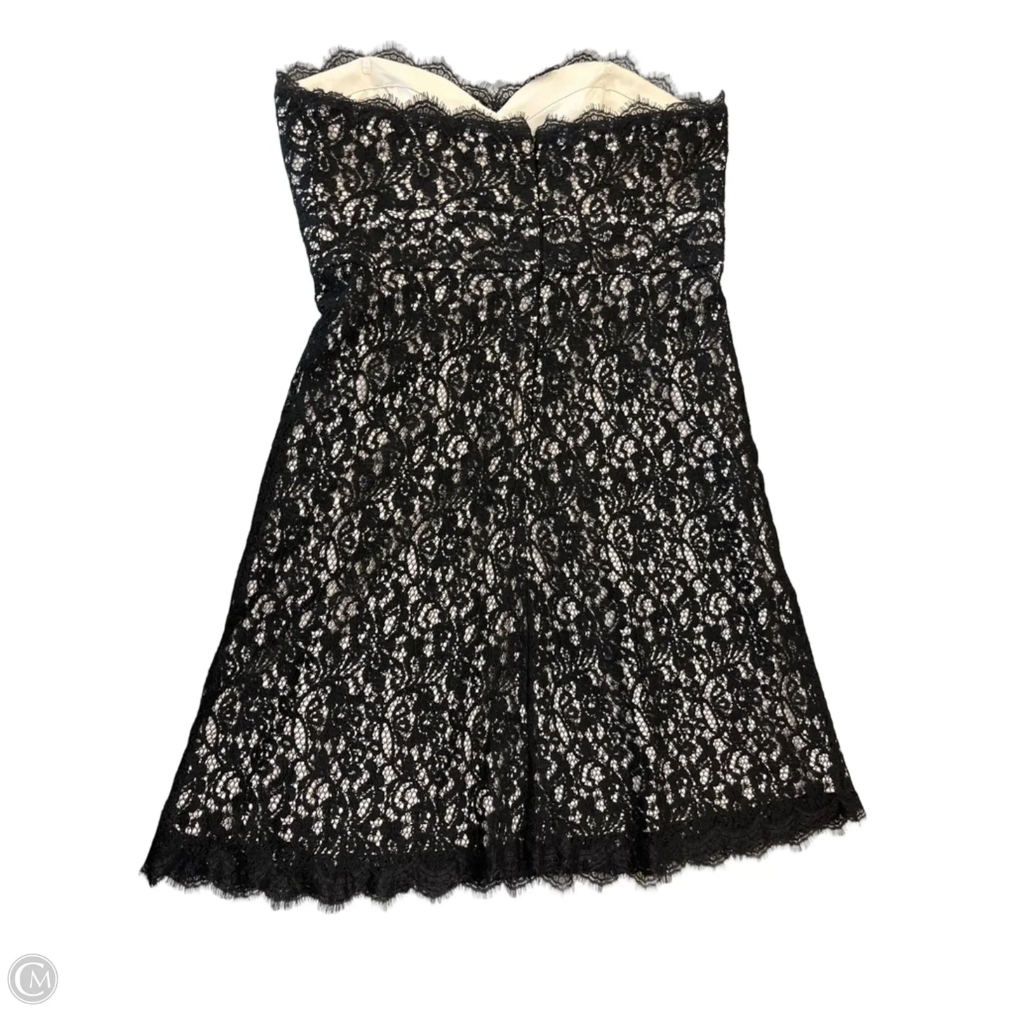 Dress Casual Short By White House Black Market In Black & Cream, Size: L