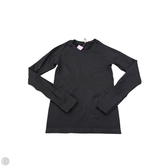 Athletic Top Long Sleeve Crewneck By Clothes Mentor In Black, Size: S