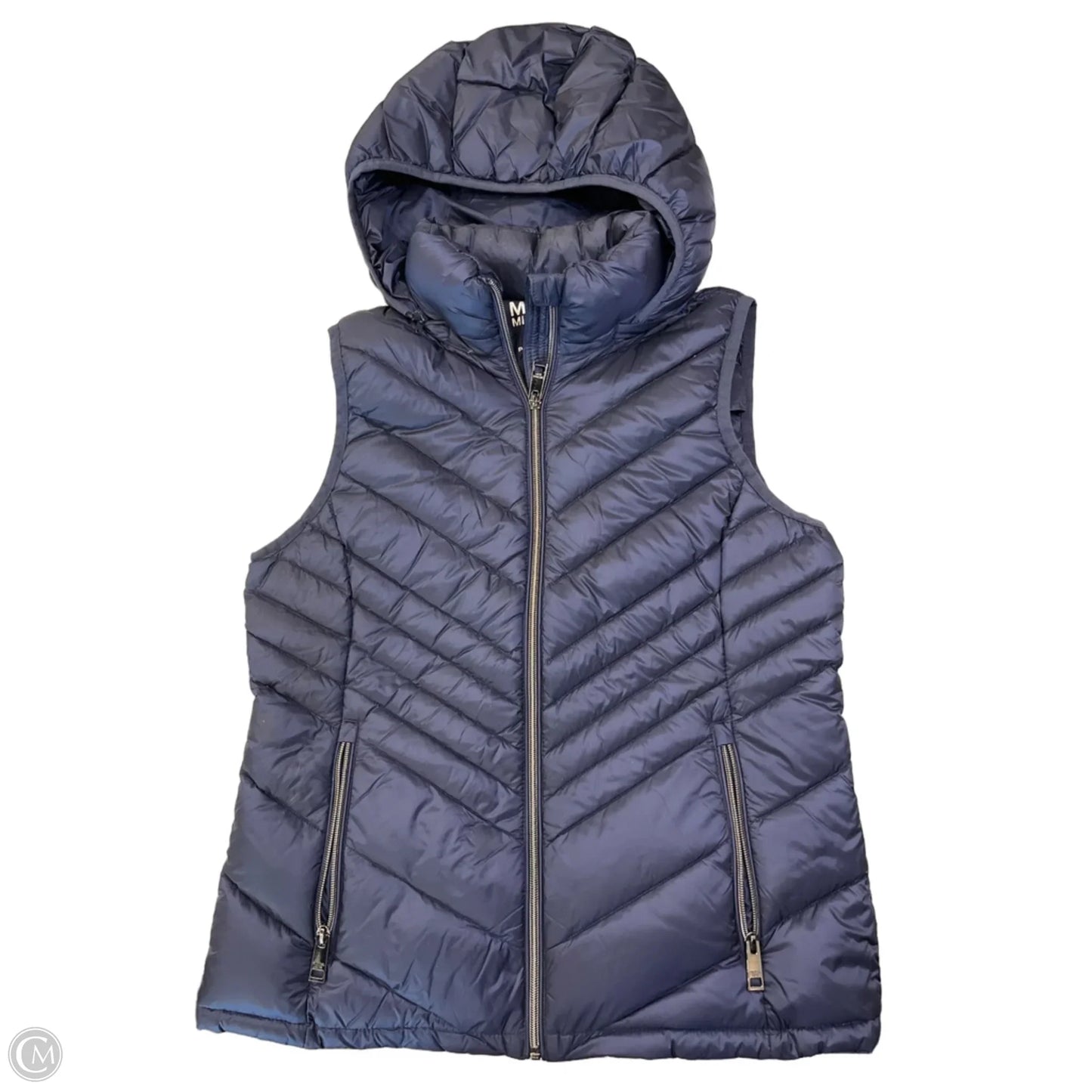 Vest Puffer & Quilted By Michael By Michael Kors In Navy, Size: S
