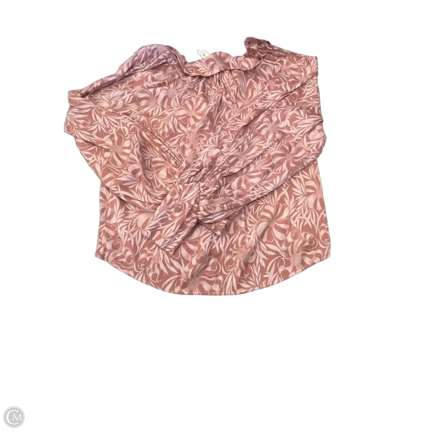 Blouse Long Sleeve By Florence Balducci In Mauve, Size: Xs