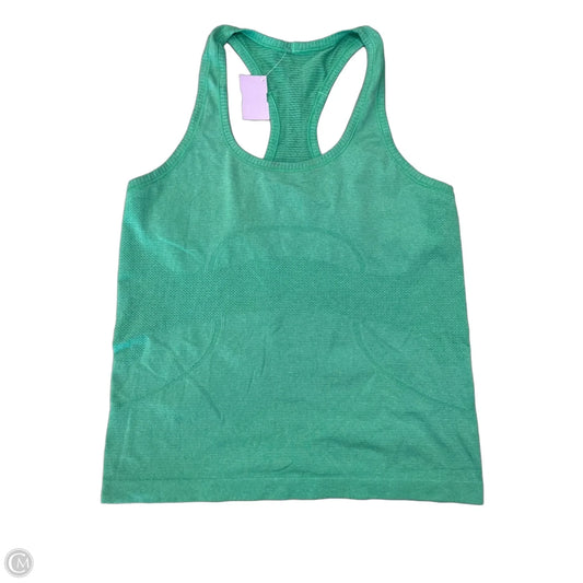 Athletic Tank Top By Lululemon In Green, Size: M