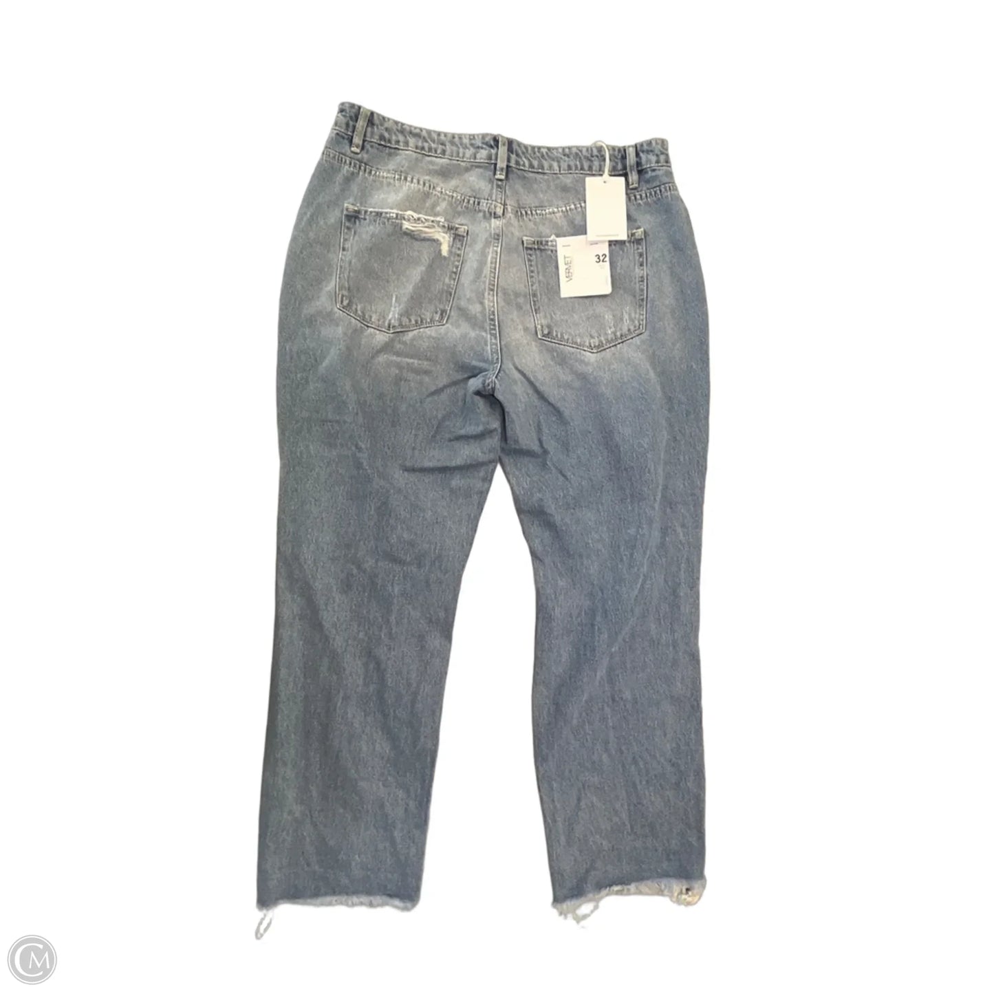 Jeans Boyfriend By Vervet In Blue Denim, Size: 14