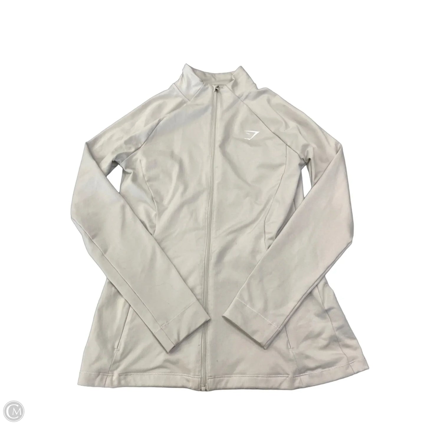 Athletic Jacket By Gym Shark In Tan, Size: S