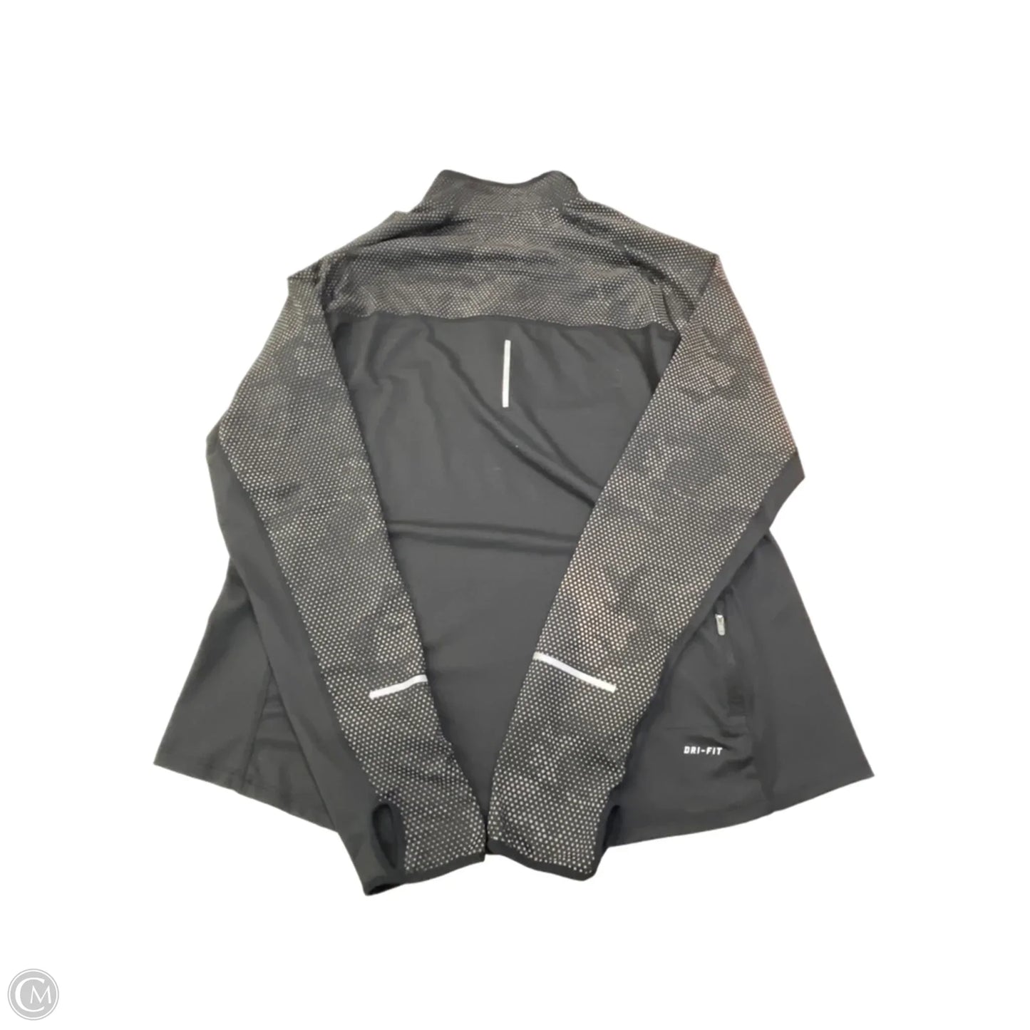 Athletic Jacket By Nike In Black, Size: Xl
