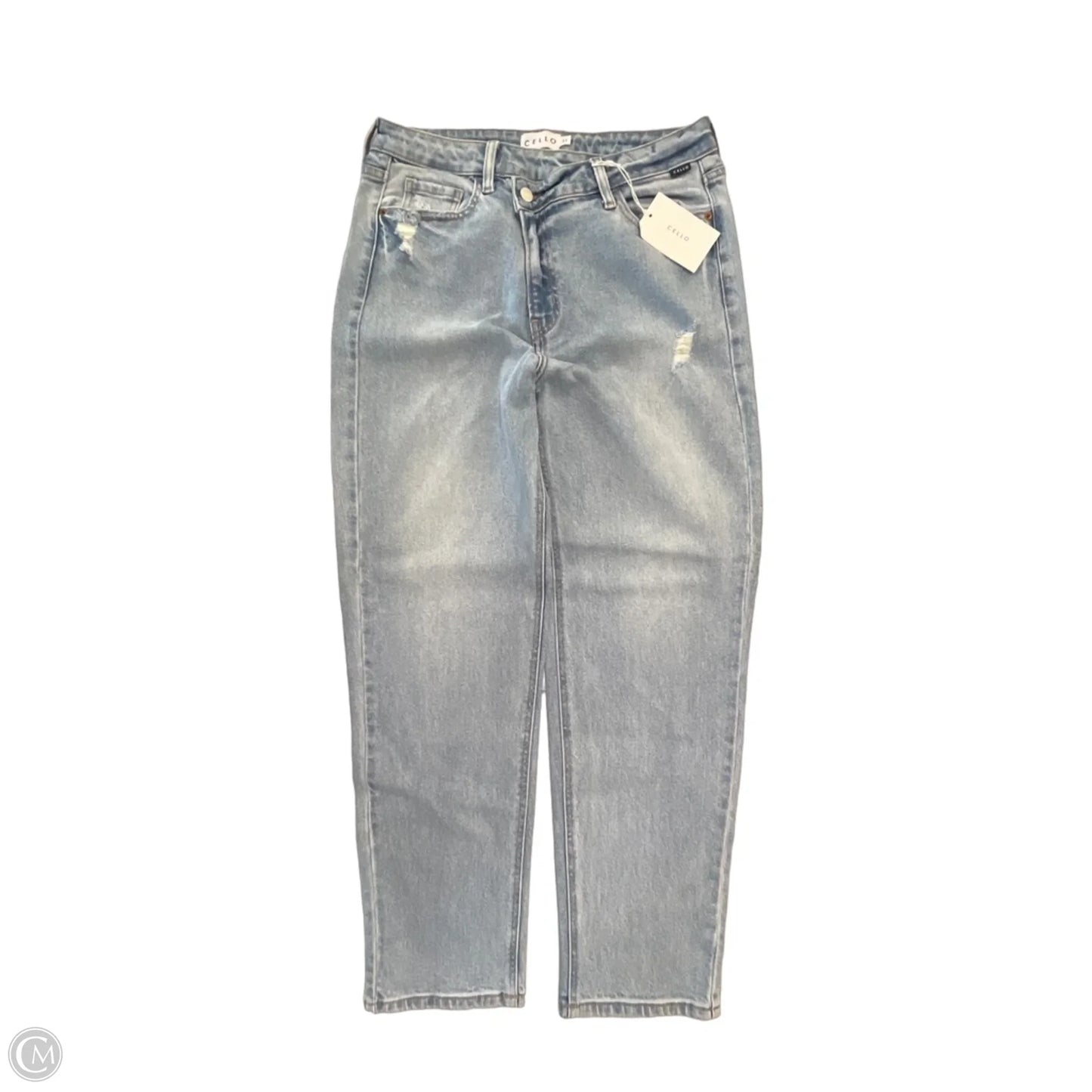 Jeans Boyfriend By Cello In Blue Denim, Size: 10