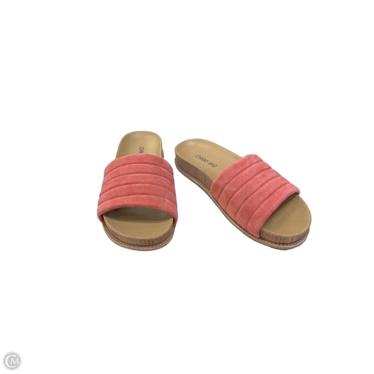 Sandals Flats By Johnny Was In Red, Size: 7