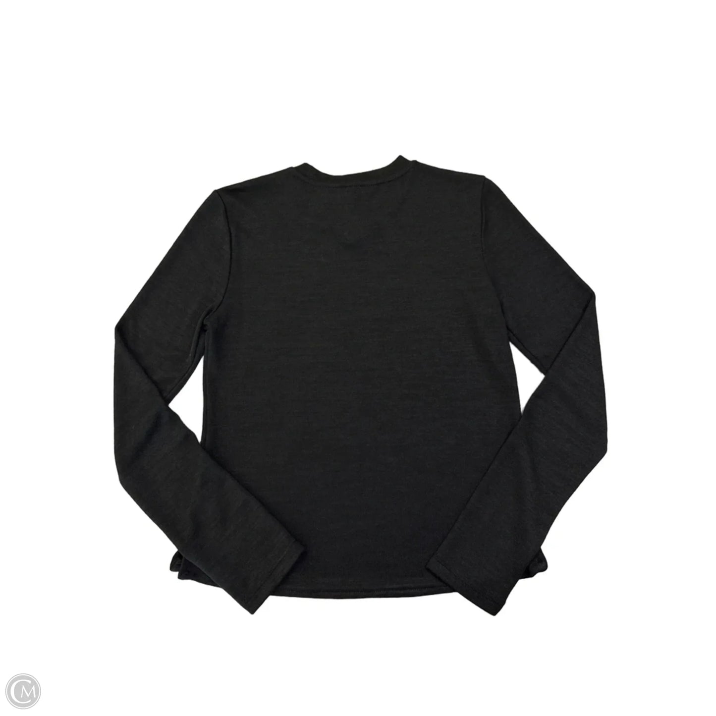 Top Long Sleeve By Banana Republic In Black, Size: Xxs