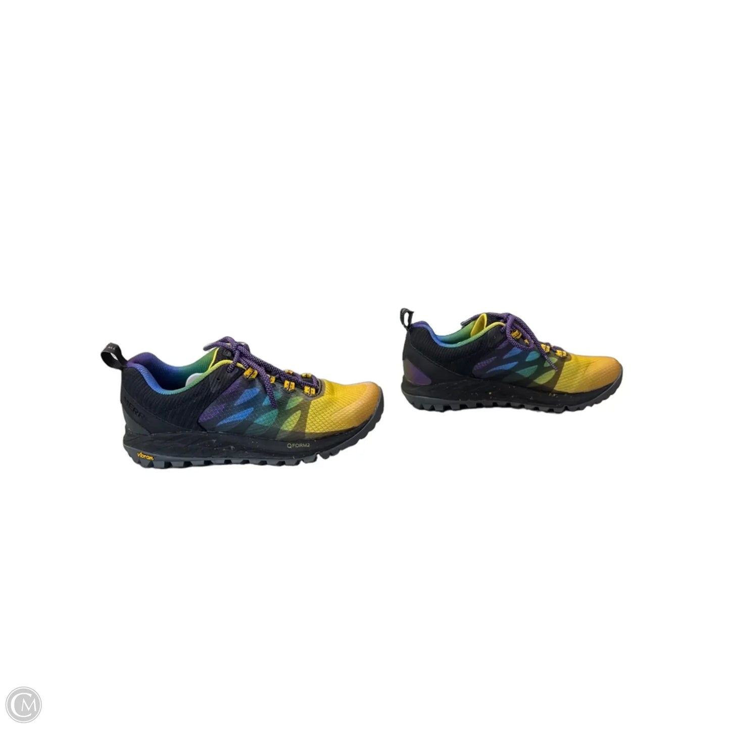 Shoes Athletic By Merrell In Rainbow Print, Size: 6.5