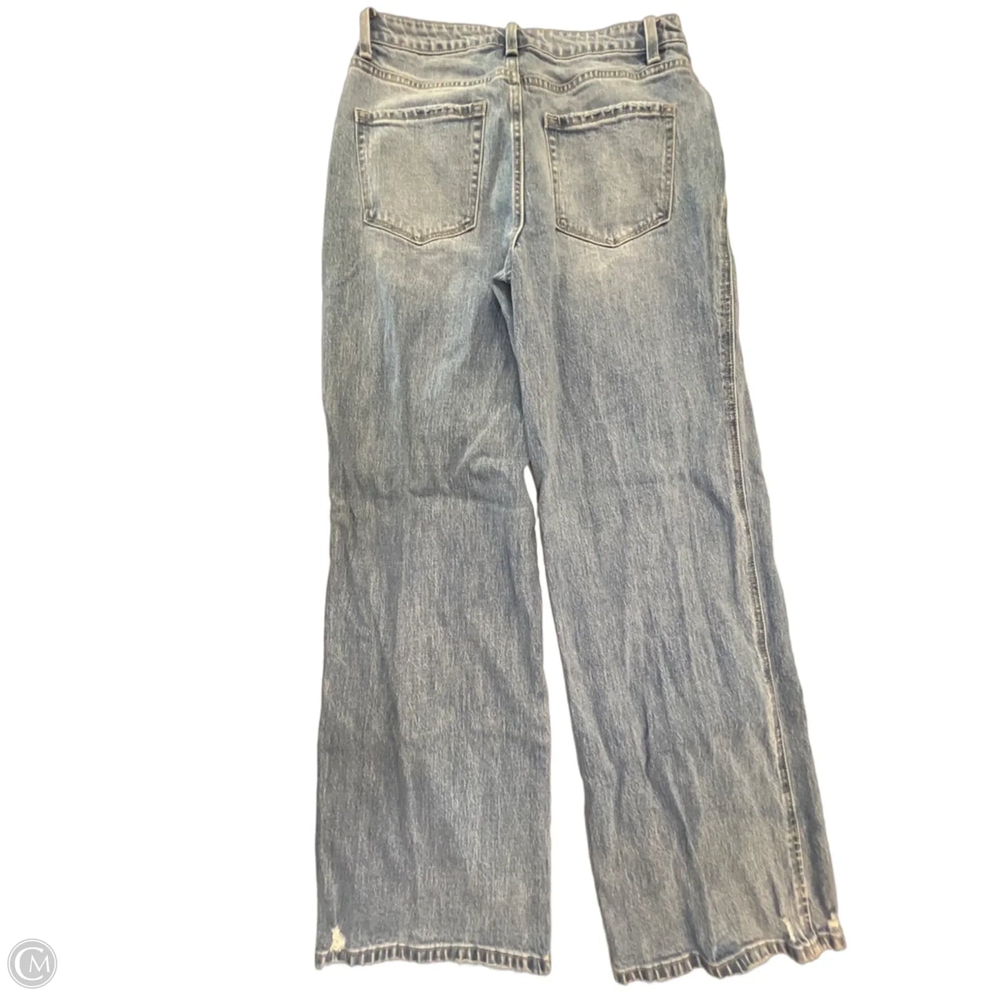 Jeans Wide Leg By Vervet In Blue Denim, Size: 6