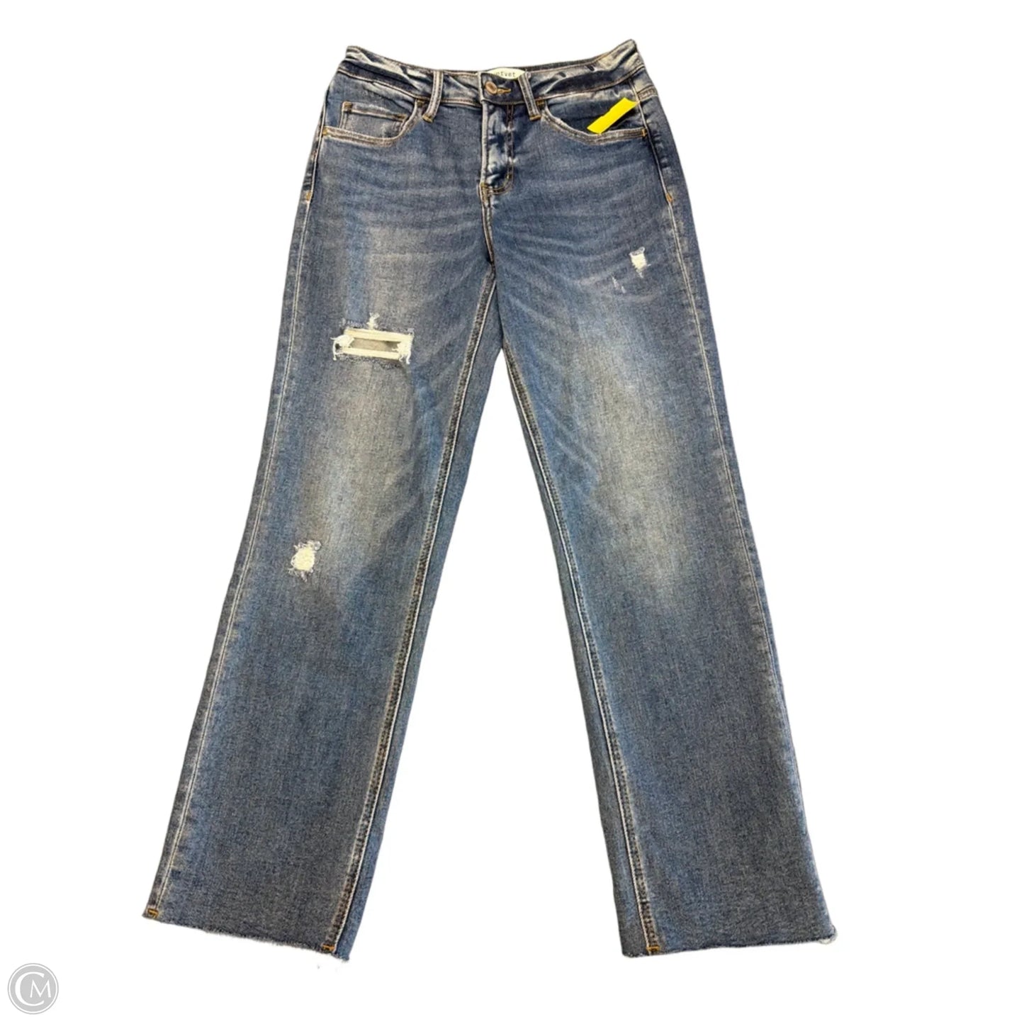 Jeans Cropped By Lovervet In Blue Denim, Size: 2