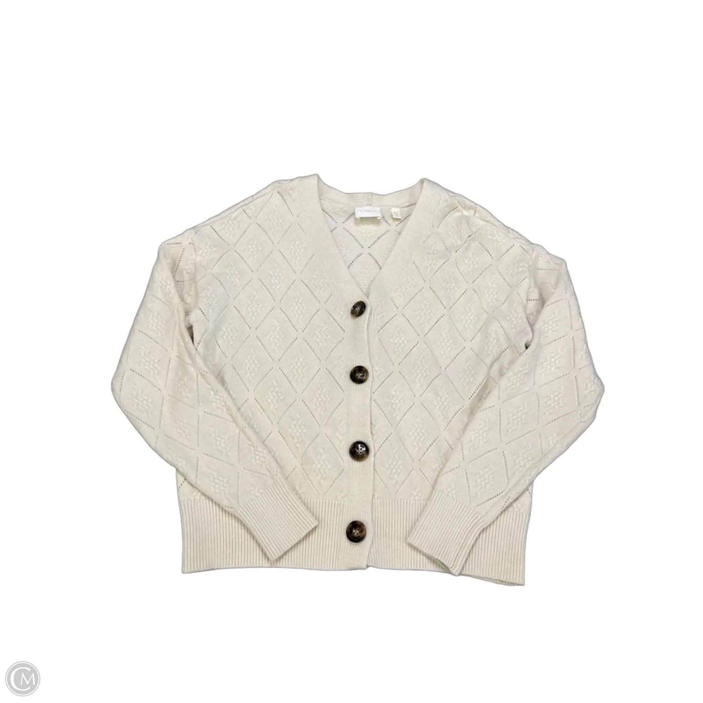 Sweater Cardigan By Cyrus In Cream, Size: Xs
