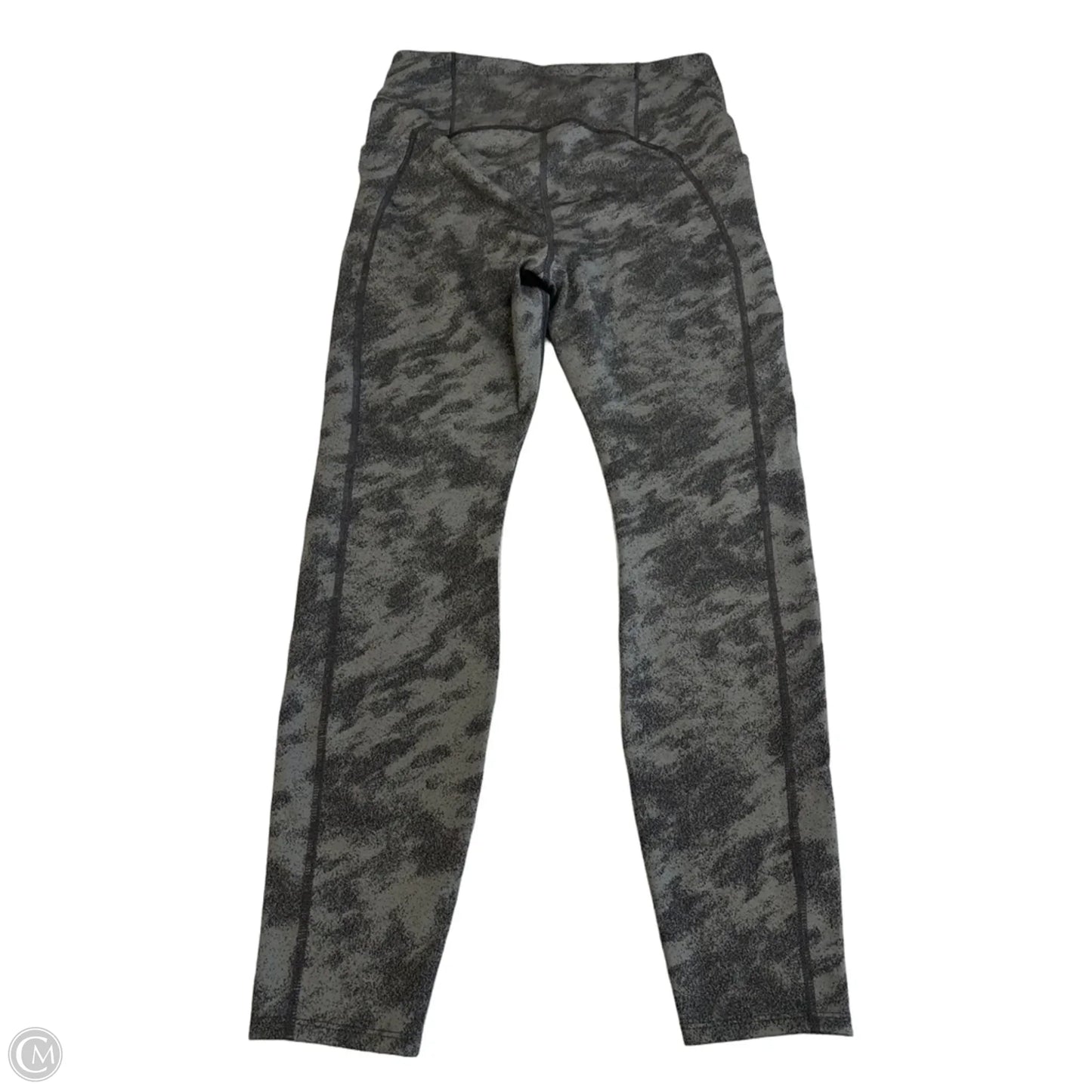 Athletic Leggings By The North Face In Black & Grey, Size: L