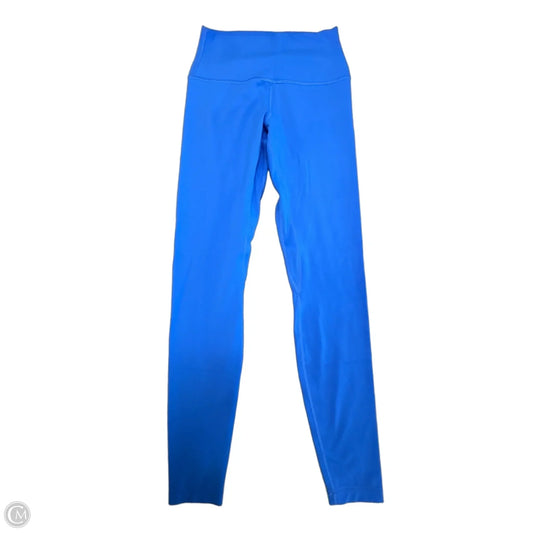 Athletic Leggings By Lululemon In Blue, Size: S