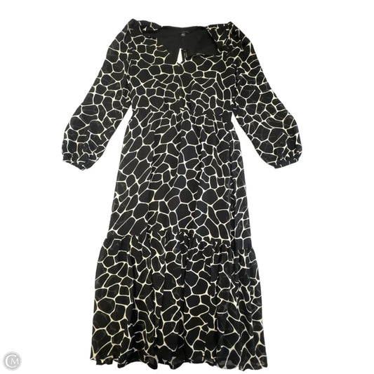 Dress Casual Midi By Banana Republic In Animal Print, Size: S